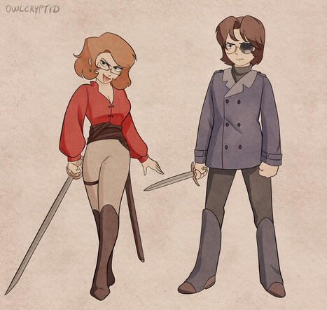 Retro Manga print (example 1)